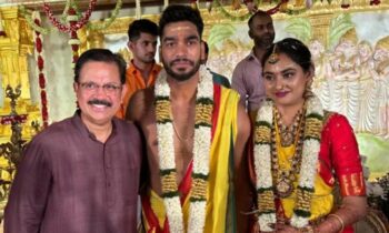 Wedding of Cricketer Venkatesh Iyer and Shruti Raghunathan