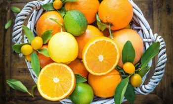 Foods include Citrus Fruits, Eggs, Chicken, Berries, Garlic, and More that increase Collagen for Glowing Skin